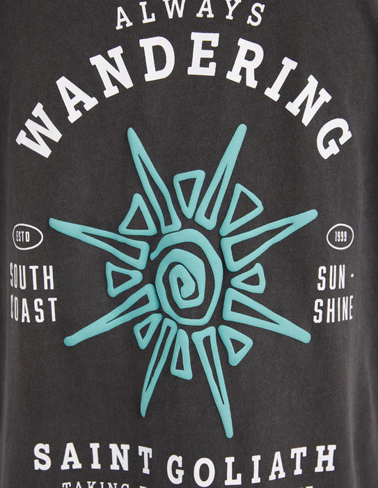 Big Sur Tee Washed Black - Teen