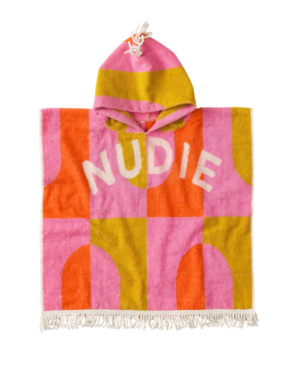 Redondo Terry Towelling Hooded Towel - Paprika