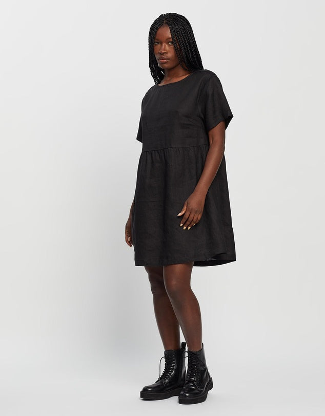 Zavi Shirt Dress - Black