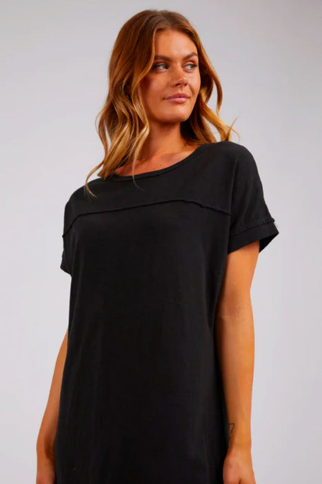 Allison Tee Dress Black