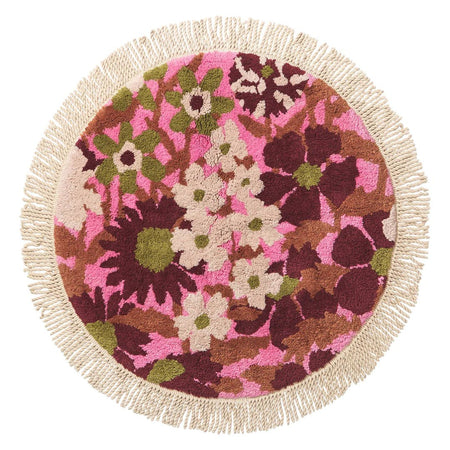 BENITA BATH MAT ROUND ~ Sage x Clare  ~