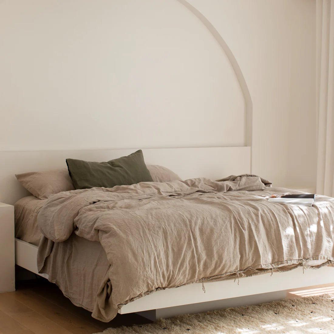 Linen Duvet Set - Natural